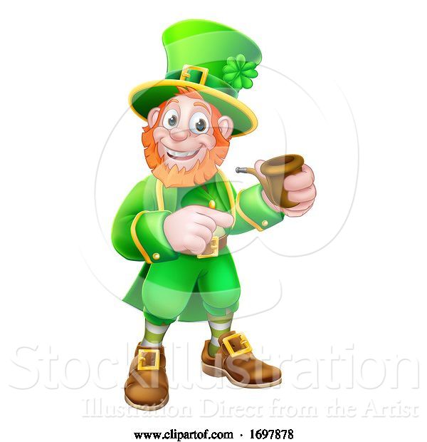 Vector Illustration of Leprechaun St Patricks Day Character