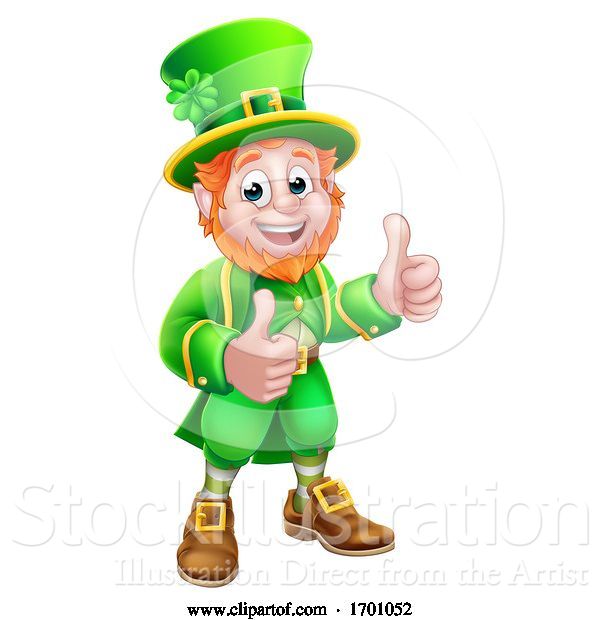 Vector Illustration of Leprechaun St Patricks Day Character