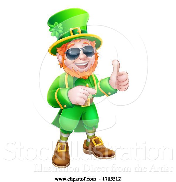Vector Illustration of Leprechaun St Patricks Day Mascot
