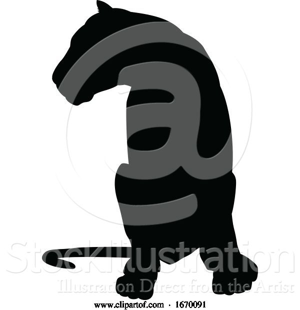 Vector Illustration of Lions Silhouette