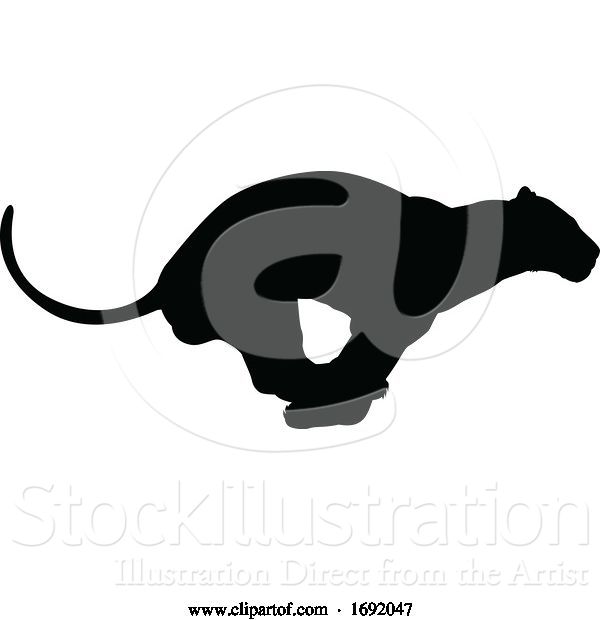 Vector Illustration of Lions Silhouette