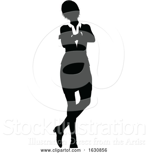 Vector Illustration of People Business Silhouettes