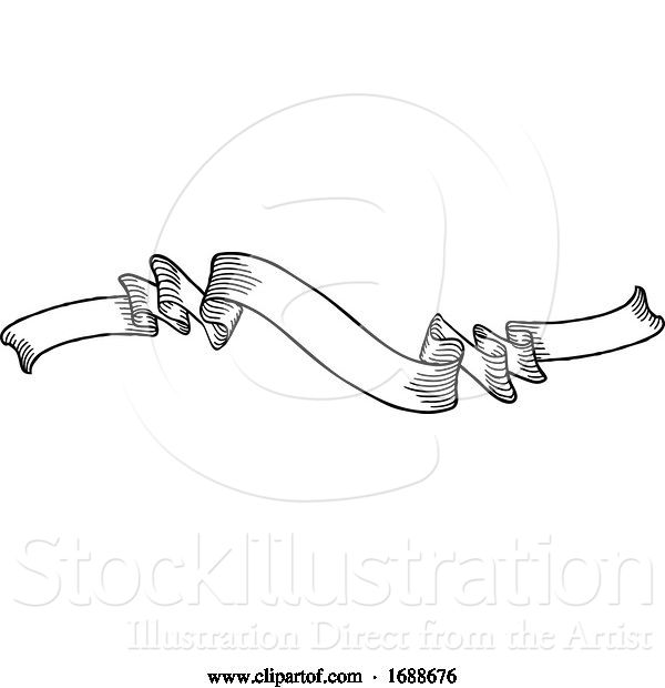 Vector Illustration of Scrolls Banners and Ribbons