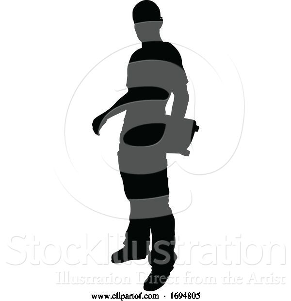 Vector Illustration of Silhouette Skater Skateboarder