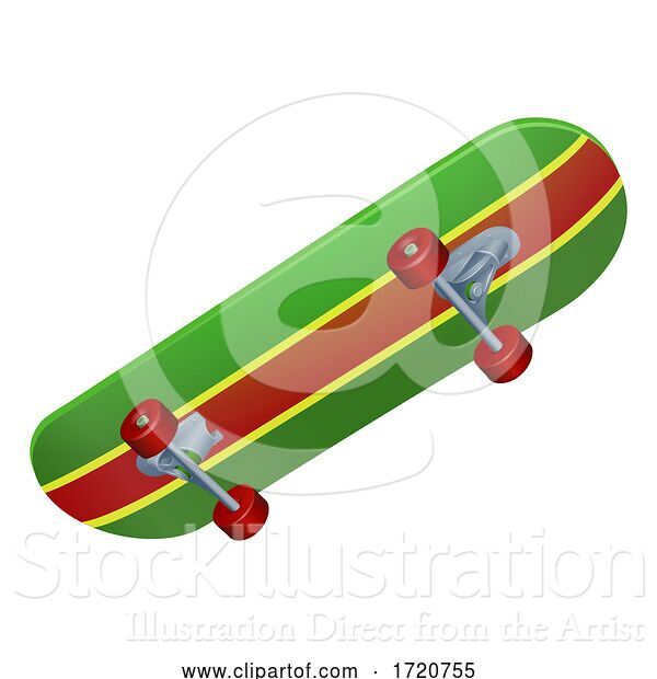 Vector Illustration of Skateboard Graphic Illustration