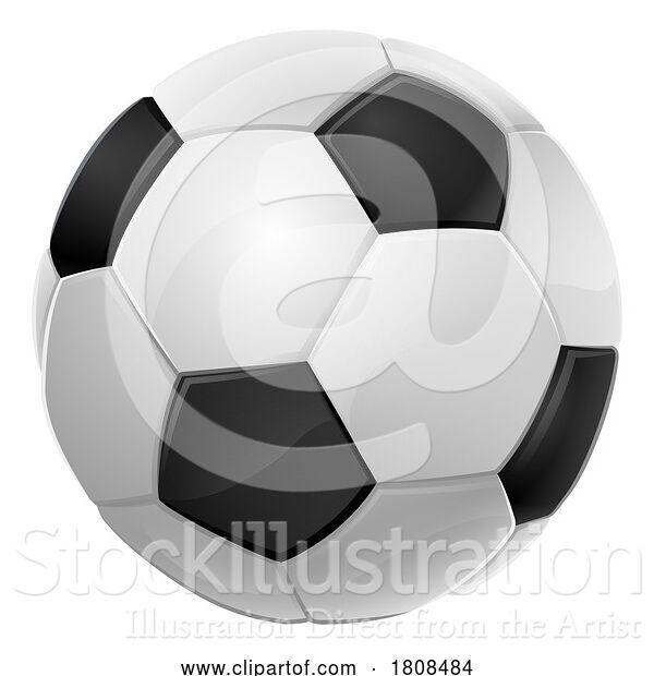 Vector Illustration of Soccer Football Ball Sports Icon
