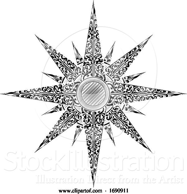 Vector Illustration of Star Abstract Illustration