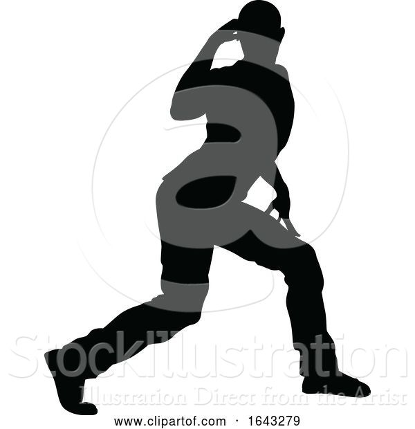 Vector Illustration of Street Dance Dancer Silhouette