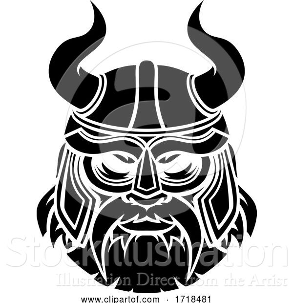 Vector Illustration of Viking Mascot