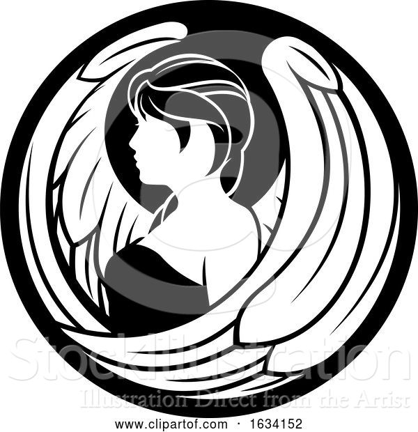 Vector Illustration of Virgo Zodiac Astrology Sign