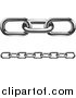 Vector Illustration of 3d Chains by AtStockIllustration