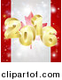 Vector Illustration of a 3d Gold New Year 2016 Burst over a Canadian Flag and Fireworks by AtStockIllustration