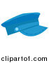 Vector Illustration of a Blue Hat by AtStockIllustration