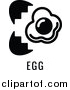 Vector Illustration of a Egg over Text by AtStockIllustration