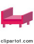 Vector Illustration of a Modern Pink Chair by AtStockIllustration