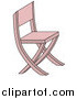Vector Illustration of a Pink Chair by AtStockIllustration
