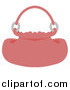 Vector Illustration of a Pink Handbag Purse by AtStockIllustration