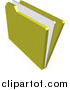 Vector Illustration of a Yellow File Folder with a Document by AtStockIllustration