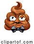 Vector Illustration of Arrogant Posh Snooty Poop Poo Emoticon Emoji Icon by AtStockIllustration