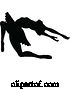 Vector Illustration of Ballet Dancer Silhouette Set by AtStockIllustration