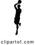 Vector Illustration of Basketball Player Silhouette by AtStockIllustration