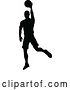 Vector Illustration of Basketball Player Silhouette by AtStockIllustration