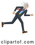 Vector Illustration of Businessman Stress Pressure Tired Running Concept by AtStockIllustration