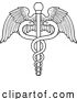 Vector Illustration of Caduceus Medical Doctor Symbol by AtStockIllustration