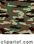 Vector Illustration of Camouflage Military Army Camo Pattern Background by AtStockIllustration