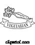 Vector Illustration of Carrot Food Vegetarian Sign by AtStockIllustration