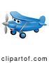 Vector Illustration of Cartoon Airplane Character by AtStockIllustration