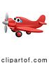 Vector Illustration of Cartoon Airplane Character by AtStockIllustration