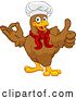 Vector Illustration of Cartoon Chef Chicken Rooster Cockerel Perfect Cartoon by AtStockIllustration