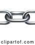 Vector Illustration of Close up of Chain Links by AtStockIllustration