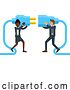 Vector Illustration of Connecting Electrical Plug Together People Concept by AtStockIllustration