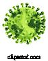 Vector Illustration of Coronavirus Virus Cell Global Pandemic World by AtStockIllustration