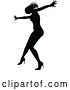 Vector Illustration of Dance Dancer Silhouette by AtStockIllustration