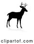 Vector Illustration of Deer Animal Silhouette by AtStockIllustration