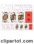 Vector Illustration of Diamonds Playing Card Suit by AtStockIllustration