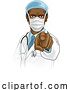 Vector Illustration of Doctor in PPE Mask Pointing Needs You by AtStockIllustration