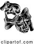 Vector Illustration of Drama Comedy and Tragedy Masks by AtStockIllustration