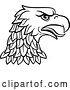 Vector Illustration of Eagle Head Imperial Heraldic Symbol by AtStockIllustration