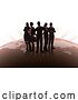 Vector Illustration of Executive Team Silhouette HR Global Concept by AtStockIllustration