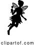 Vector Illustration of Fairy Silhouette by AtStockIllustration