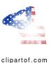 Vector Illustration of Flag Soldier Salute Veteran Day Silhouette by AtStockIllustration