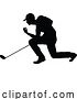 Vector Illustration of Golfer Golf Sports Person Silhouette by AtStockIllustration