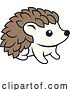 Vector Illustration of Hedgehog Animal Design Icon Mascot Illustration by AtStockIllustration