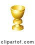 Vector Illustration of Holy Grail Cup Gold Chalice Goblet by AtStockIllustration