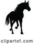 Vector Illustration of Horse Silhouette Animal by AtStockIllustration