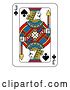 Vector Illustration of Jack of Spades Playing Card by AtStockIllustration